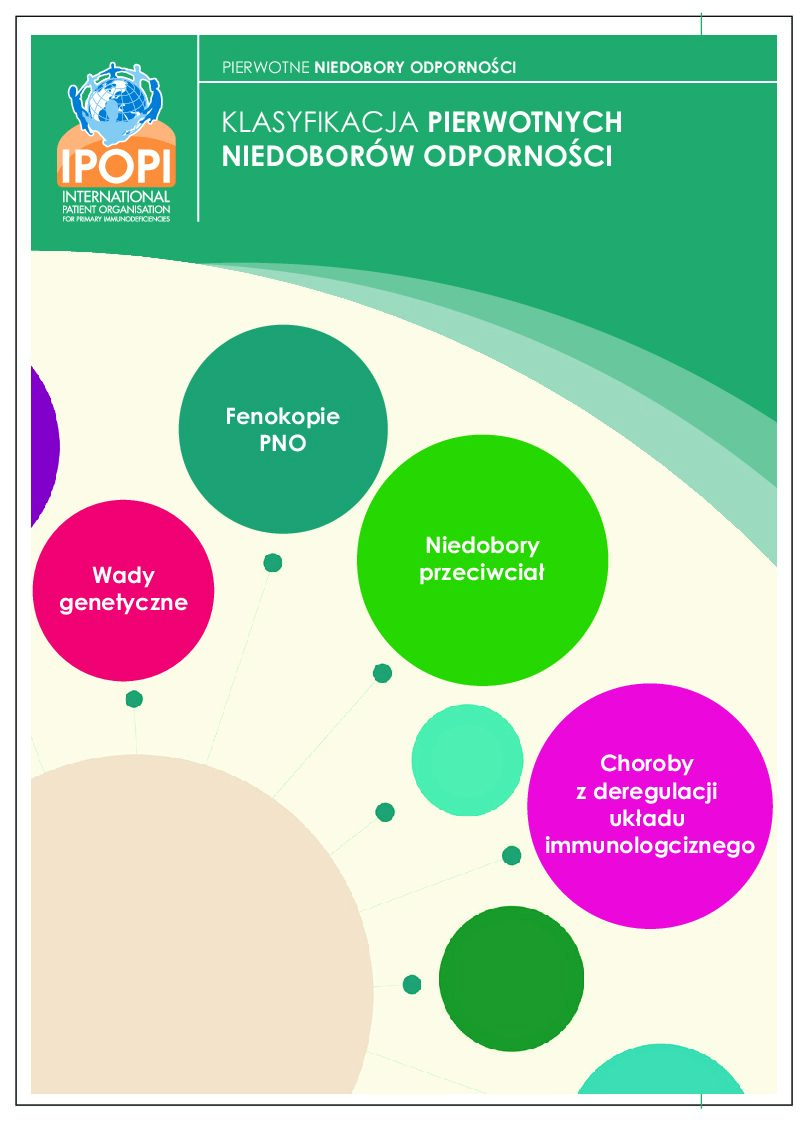 Klasyfikacja pierwotnych niedoborów odporności